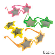 Kids Star-Shaped Sunglasses<br>1 dozen